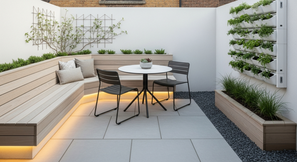 kleine tuin inrichten