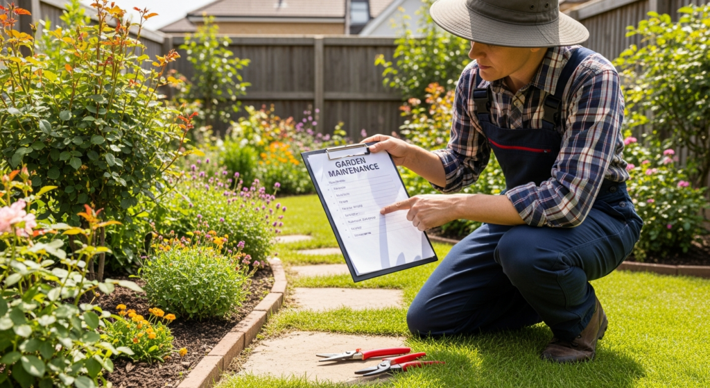 tuinonderhoud checklist